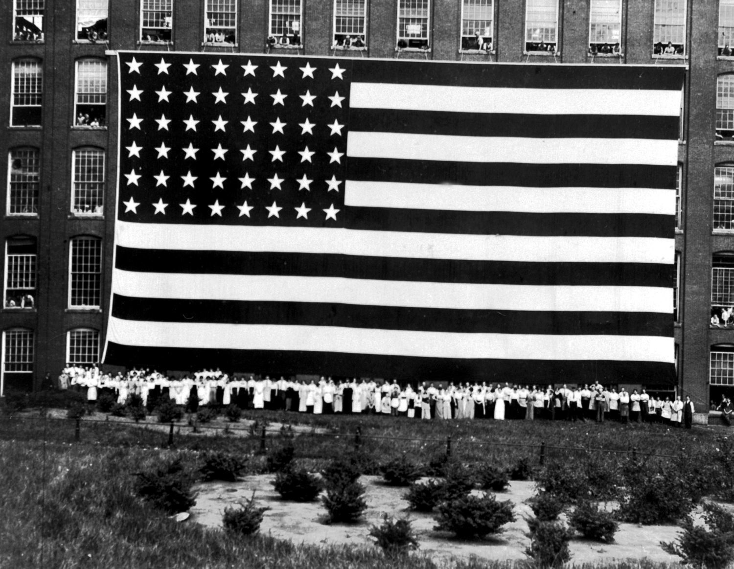 Giant American flag